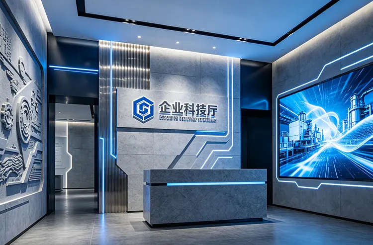 盐城企业展厅序厅设计